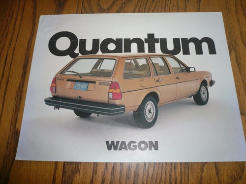 1983 quantum wagon - 1983, sales