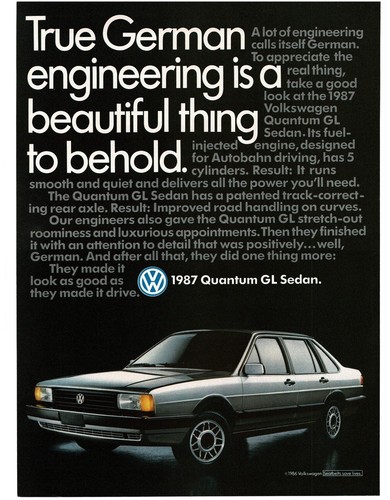 1987 volkswagen quantum gl - quantum,